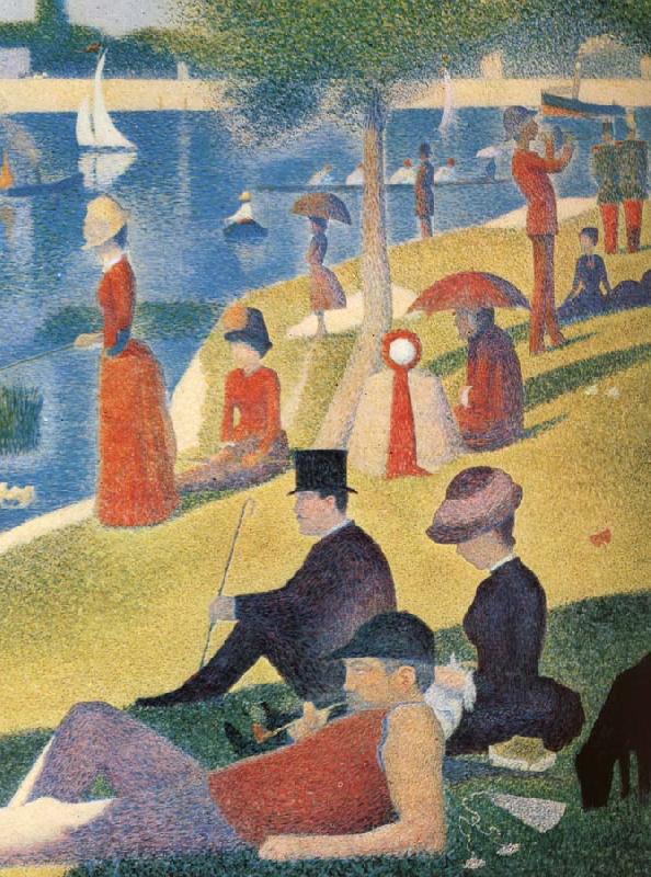 Georges Seurat A sondagseftermiddag pa on Allow to Magnifico Jatte Sweden oil painting art